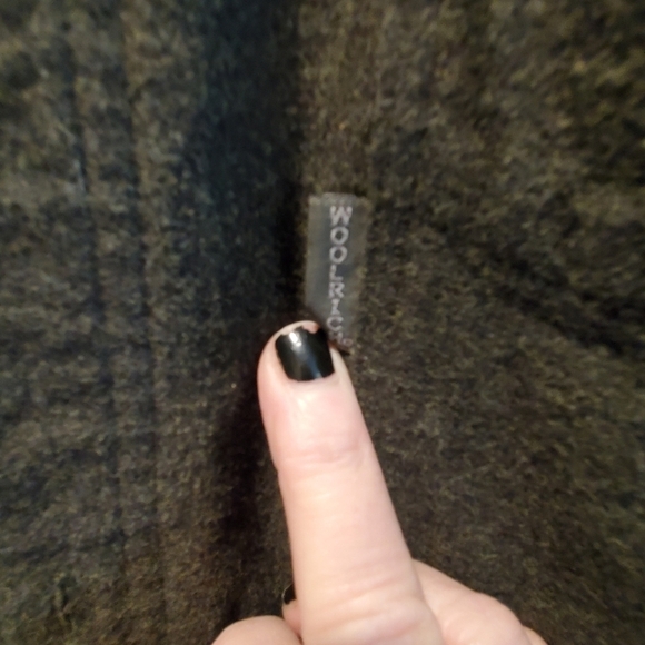 Woolrich 100% cotton. Long sleeve button up.  Olive Heather. Sz xl. - Picture 2 of 6